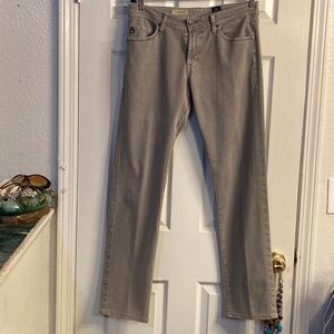 AG Adriano Goldschmied Graduate Grey Stretch Jeans 30x34